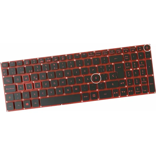  Teclado Acer Nitro 5 An515-51 An515-53-52fa N17c1 N17c7 Esp