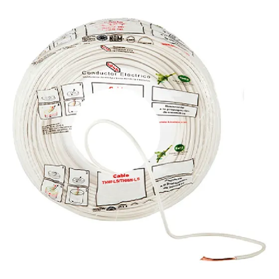 Bolsa 50 Mts Cable Iusa Rojo Thw Cal 14 Awg 100%cobre