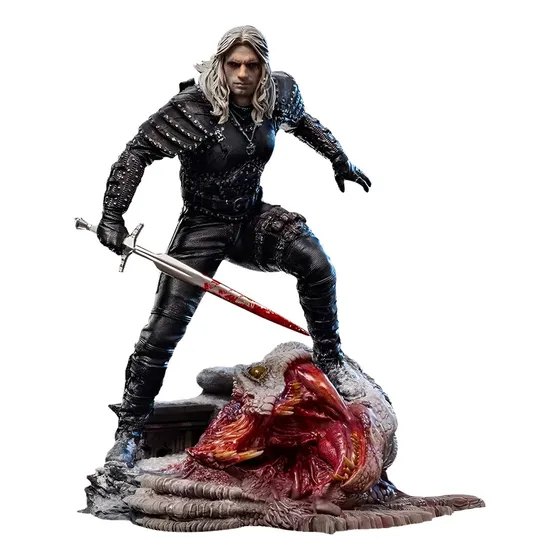 Estátua Geralt Of Rivia - The Witcher Netflix - Escala 1/10
