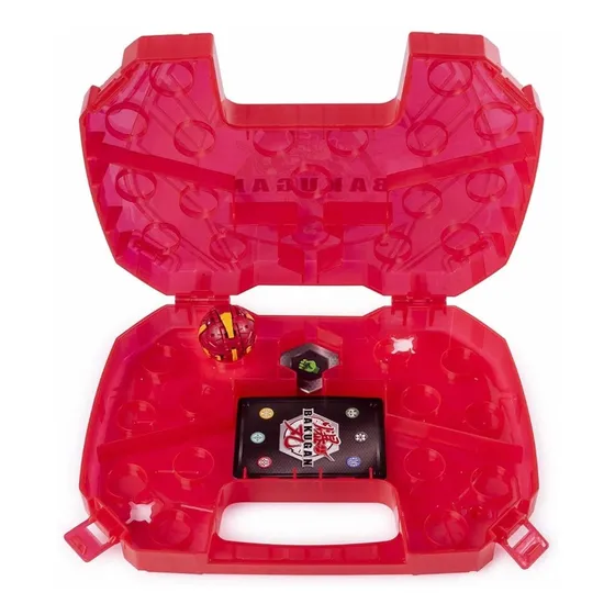 Bakugan Estuche Rojo + Kit Bakugan Dragonoid