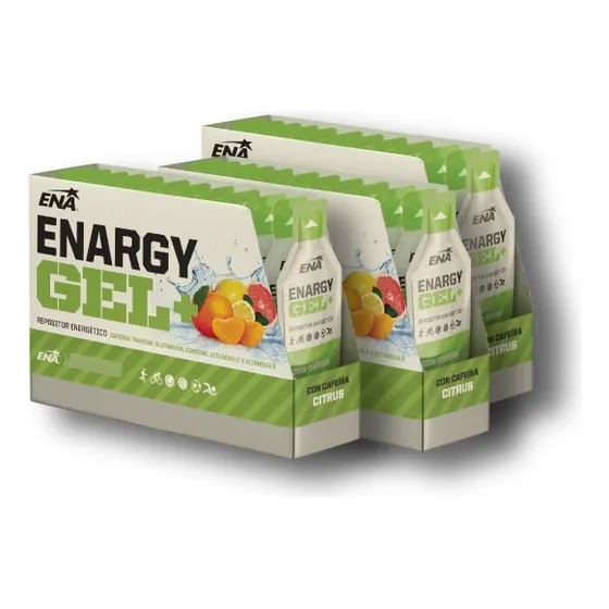 Enargy Gel+ Cafeína Ena Sport - Repositor Pack X 3 Cajas