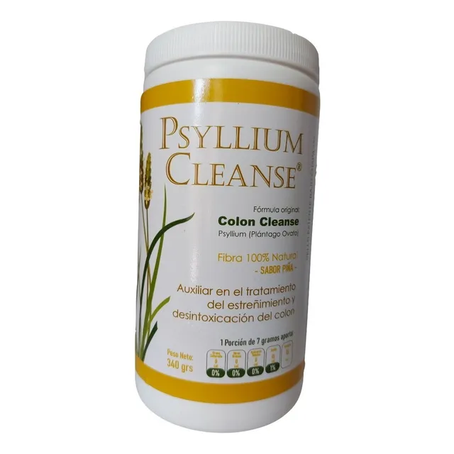 Fibra Psyllium Plantago Ovata Sabor Piña 340g