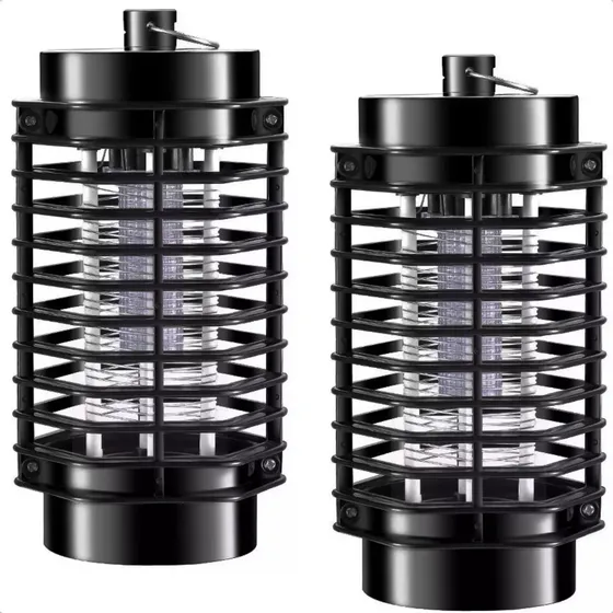 Pack X2 Lamparas Mata Moscas Plástica Negro Uv Lamparas Mata Insectos 220v Mata Insectos Electrico Negro Luz Ultravioleta Arcashopping Mata Insectos Electrico Mata Moscas Electrico Lámpara