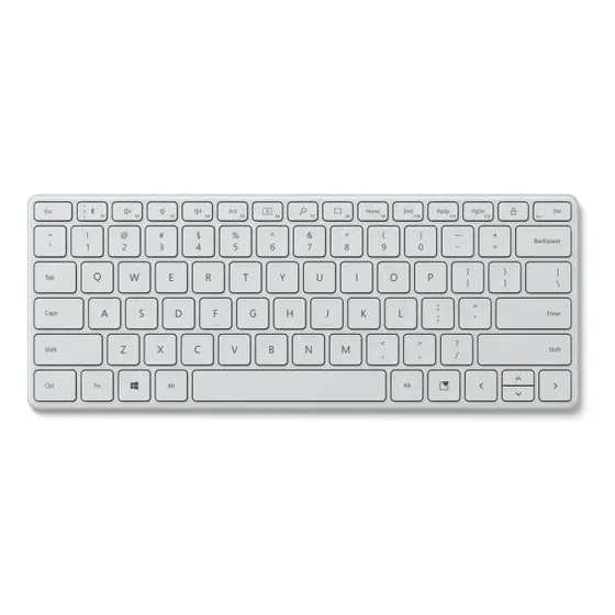 Teclado Microsoft  21y00033 Español Blanco Bluetooth