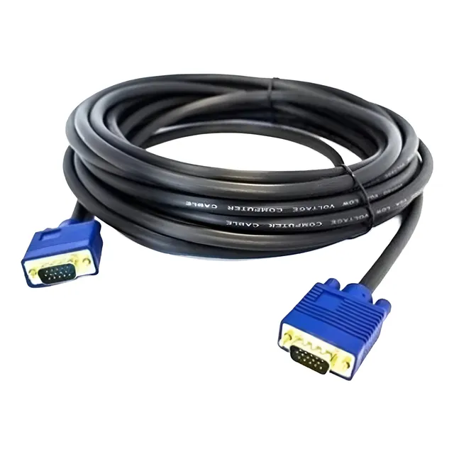 Cable Vga Macho 30 Metros Laptop Pc Proyector Hd Resolución