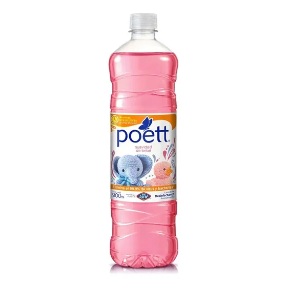 Limpiador Líquido Bebe 900ml Poett