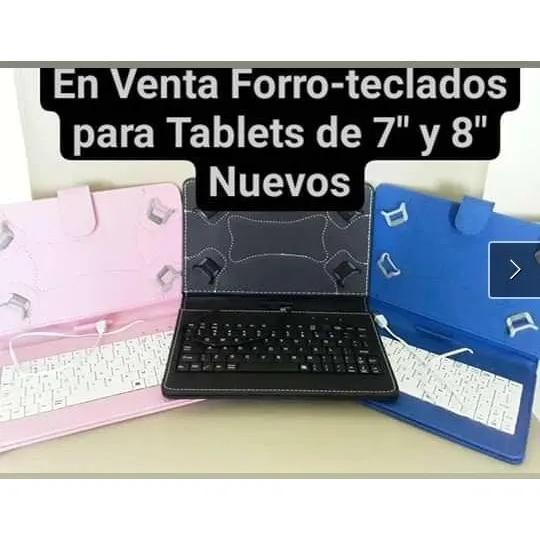 Forro-teclado Para Tablet De 7  Y 8  Nuevos