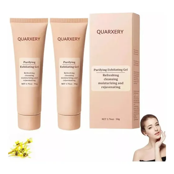 2 Gel Exfoliante Purificante Quarxery, Crema Purificante 