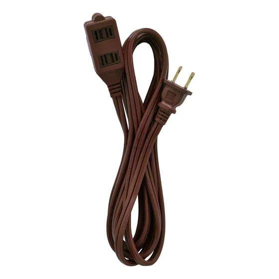 Extensión Eléctrica Ferrenovo Café 4 Metros Y 3 Salidas Pola