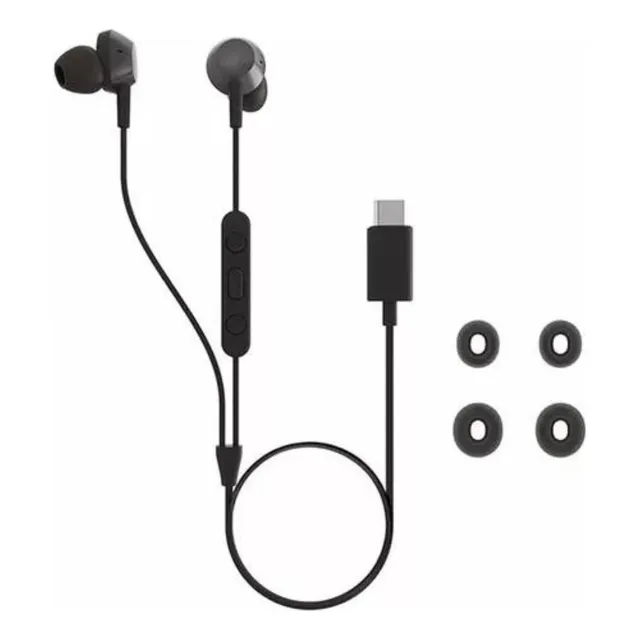 Auriculares Cableados Usb-c Philips Tae5008 10mm Color Negro