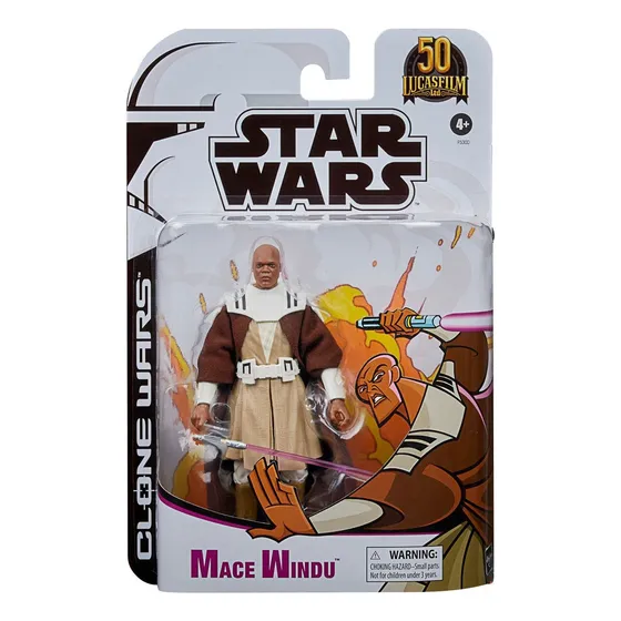 Figura Mace Windu Star Wars Clone Wars The Black Series