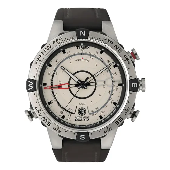 Reloj Timex Hombre Iq Mareas Temp. Y Brújula