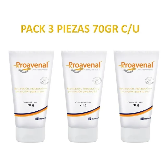 Pack 3 Piezas Proavenal Crema De Manos 70g