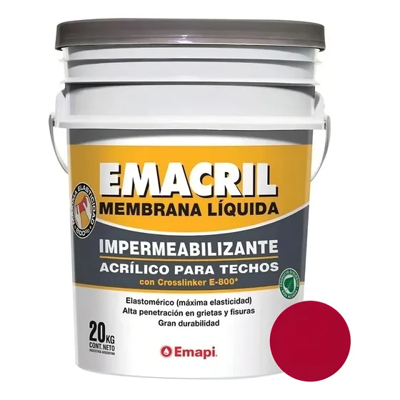 Membrana Líquida Impermeabilizante Emapi Emacril 20 kg