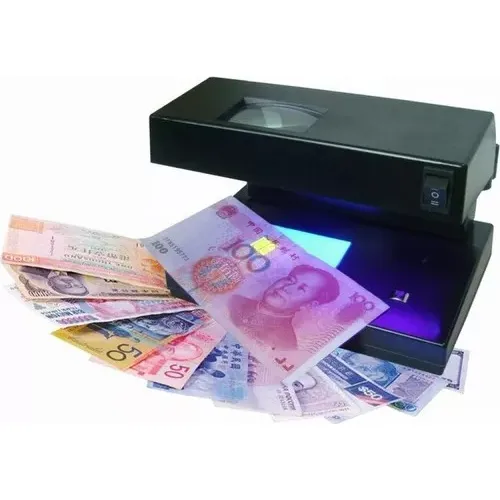 Detector De Billete Falso Con Luz Uv + Linterna + Lupa