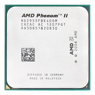 Processador Amd Phenom Ii X4 955 Black Edition 125w De 4 Núcleos E 3.2ghz De Frequência Processador Amd Phenom Ii X4 955 Black Edition 125w De 4 Núcleos E 3.2ghz De Frequência