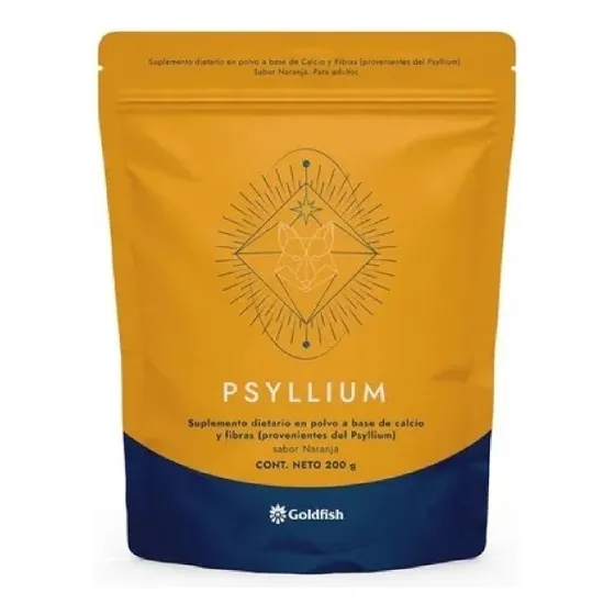 Psyllium En Polvo Calcio + Fibra Sabor Naranja 200g Drog Arg