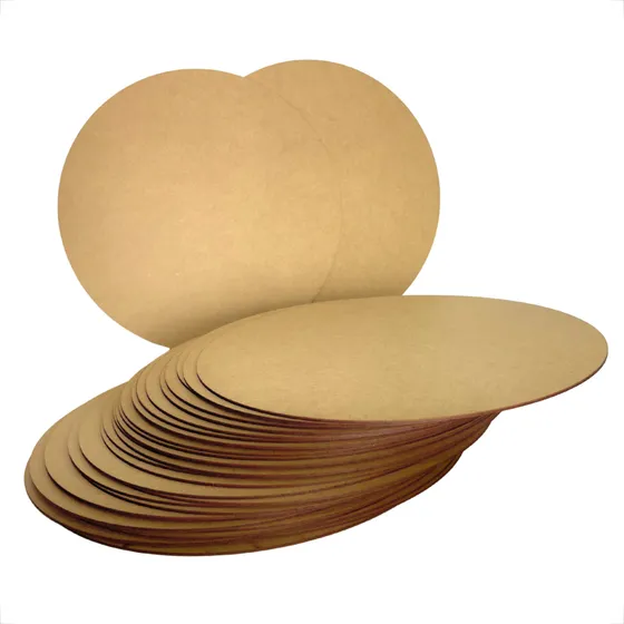 ALM Supla 30 unidades redondas 35x35cm de madeira MDF