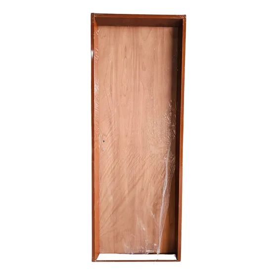 Puerta Placa Cedro Nacional 70x200x10 Marco Chapa Tecnooeste