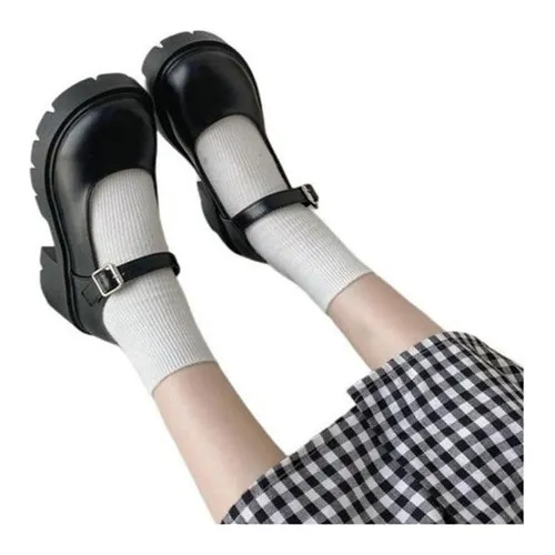 Zapatos De Tacón Alto Para Niñas Mary Jane Tacones Altos
