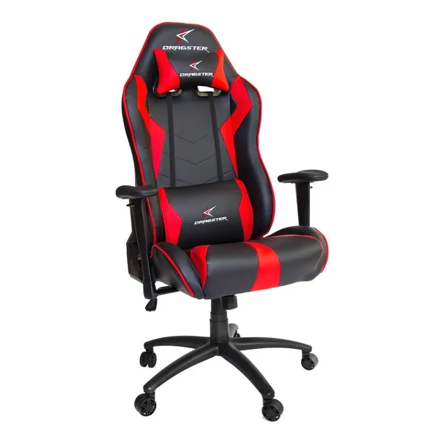 Silla Gamer Dragster Gt500 Fury Negro Rojo Material del tapizado Poliuretano