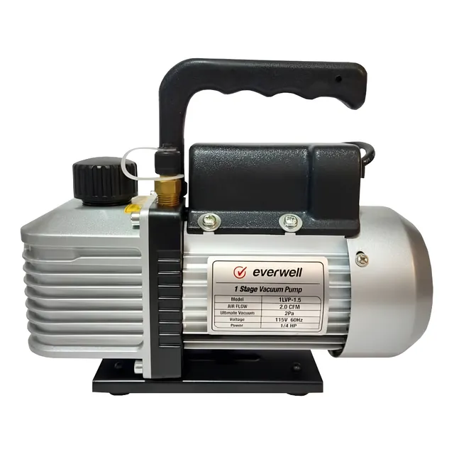 Bomba De Vacio De 1 Etapa 2cfm 1/4hp 110v Marca Everwell