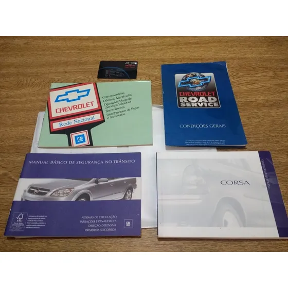 Manual Do Proprietário Corsa Sed/hat 1.0 E 1.6 00 Modelo 01 