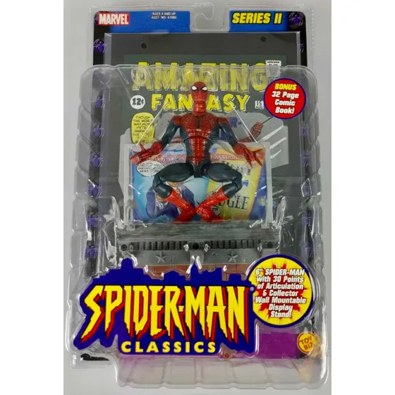 Spiderman Classic Marvel Toy Biz Serie 2 Amazing Fantasy