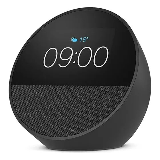 Altavoz Portatil Amazon Echo  Smart Con Reloj Alarma Y Alexa