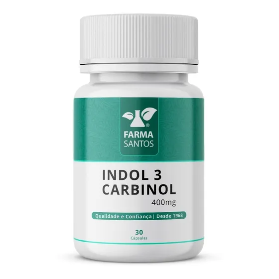 Indol 3 Carbinol 400mg 30 Cápsulas Sabor Sem sabor
