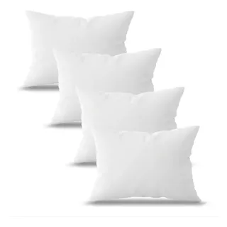 Kit 4 Travesseiros 50x70 Antialérgico Fibra Siliconada Branco