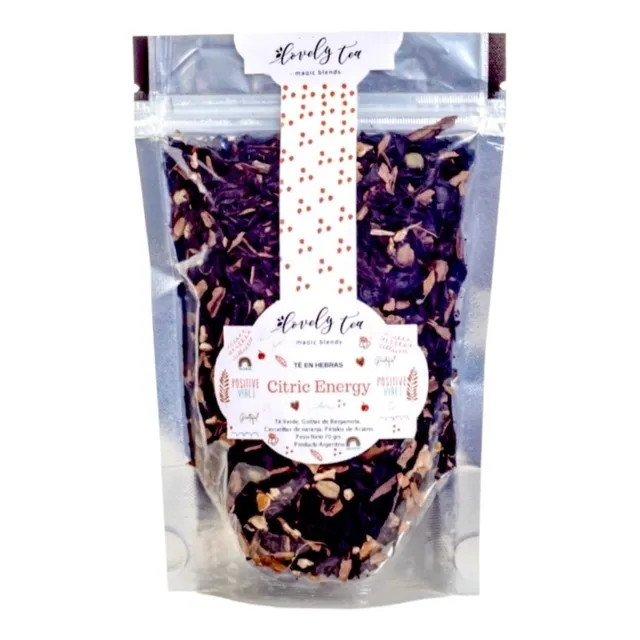 Té En Hebras Citric Energy Refill X 35 Gr - Lovely Tea