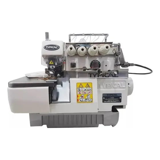 Overlock Typical 4 Hilos C/ Atraque Motor Bajo Consumo Exter