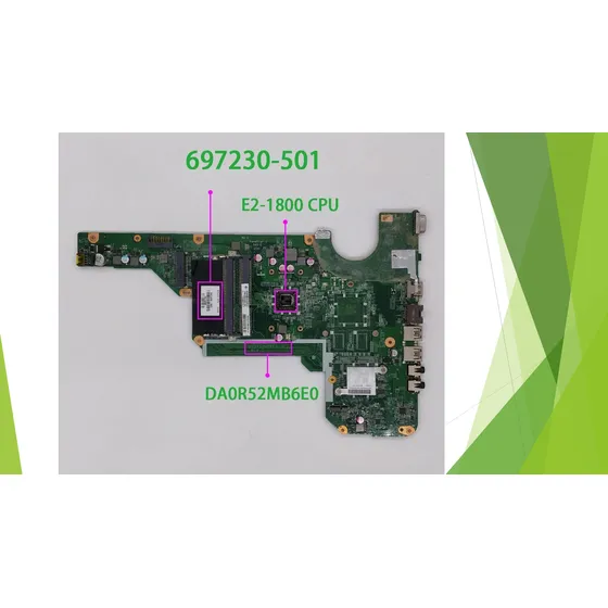 Tarjeta Madre Hp Pavilion G6 2000  697230-501 Para Repuesto