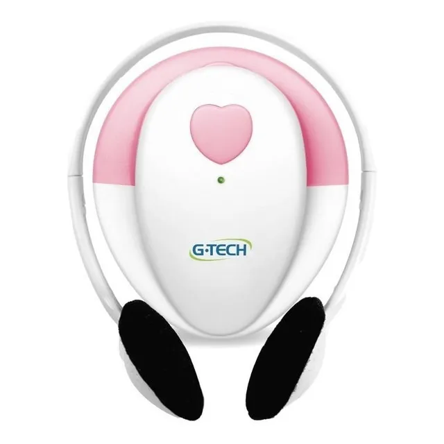 Monitor Pré Natal De Batimentos Cardíacos Dopgt1g G-tech Cor Rosa-chiclete