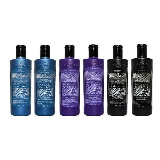Kit X12 Shampoo/crema Matizador 500ml Copagabana