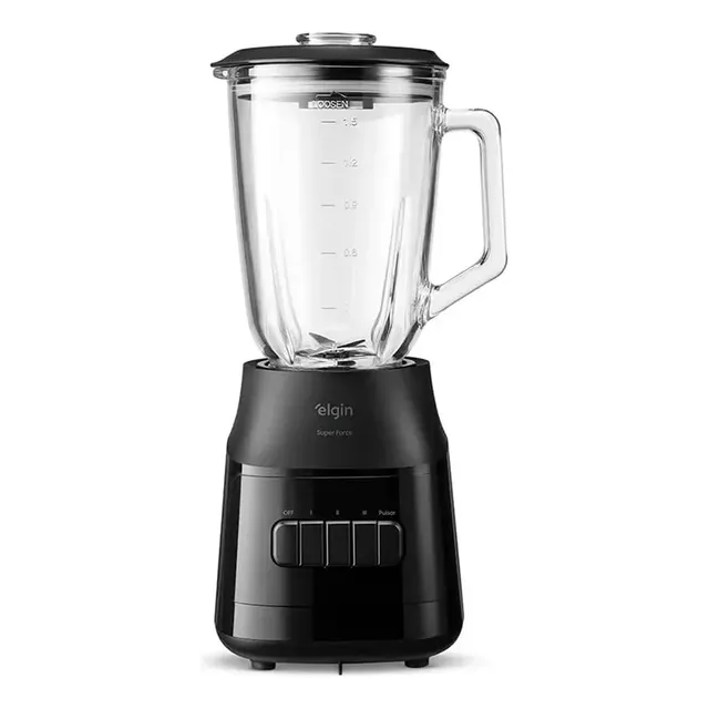 Liquidificador Super Force Elgin - Jarra De Vidro 1,9l, 900w 220V
