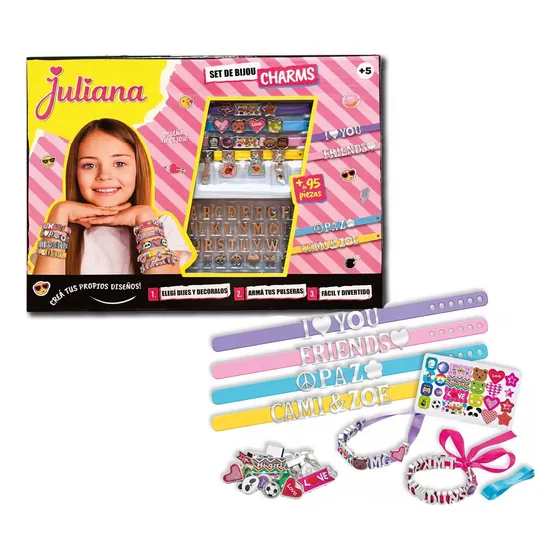 Juliana Set De Bijou Charms Con Accesorios