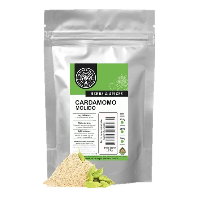 Cardamomo Molido X125g Natural