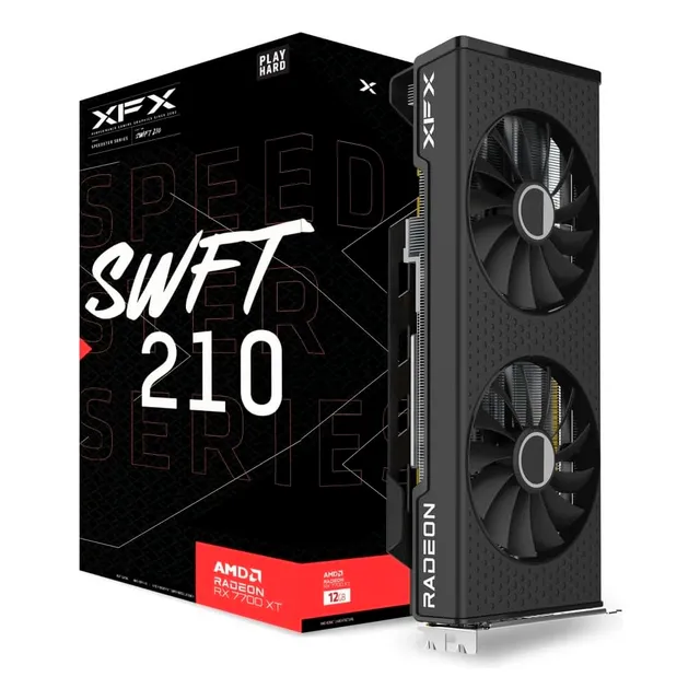 Tarjeta De Video Xfx Speedster Swft210 Radeon Rx 7700xt 12gb