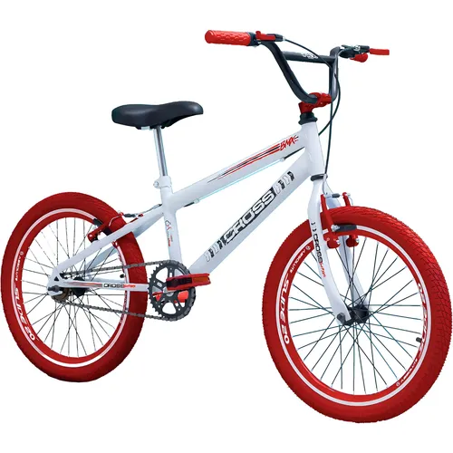 Bicicleta Cross Freestyle Tkz Shinobi Aro 20 Alumínio Cor Branco