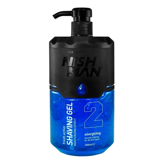 Gel De Afeitar Nishman N°2 Energizing Blue 1000ml