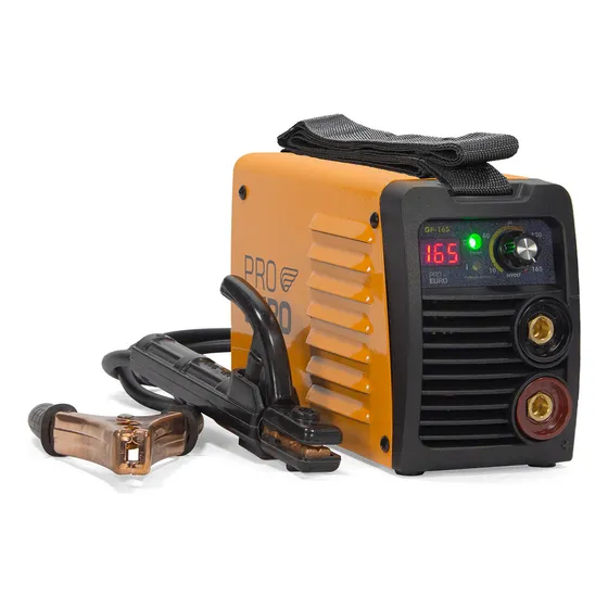 Solda Inversora Gp-165 A Pró Euro 127/220V Completa Cor Laranja 127/220V