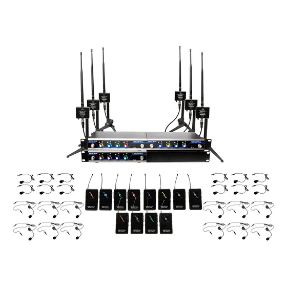 Vocopro Microfono Inalambrico Para Auricular 600ft Largo