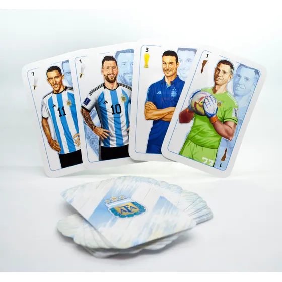 Juego Naipes Selección Argentina Oficial Messi Afa Truco Ur