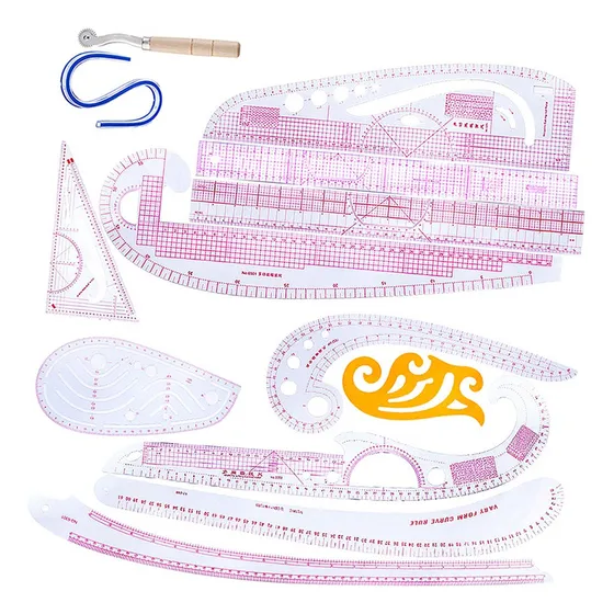 ` Régua De Patchwork Para Quilting E Costura De Pratos Para