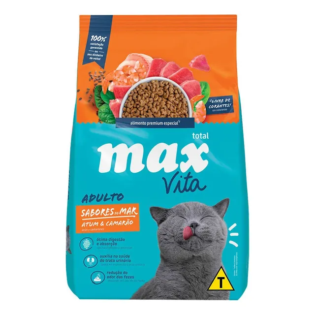 Alimento Max Vita Para Gato Adulto Sabores Del Mar Atún Y Ca