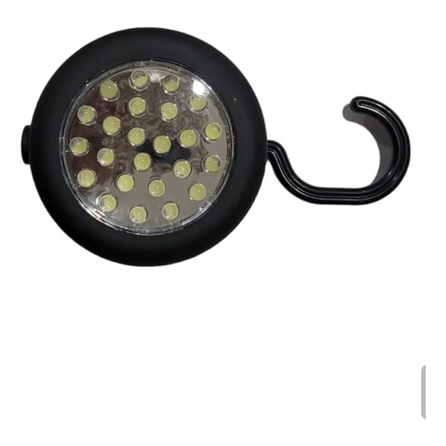 Linterna Mano Luz Lez Imantada Pila Gancho 24 Led Baul Auto