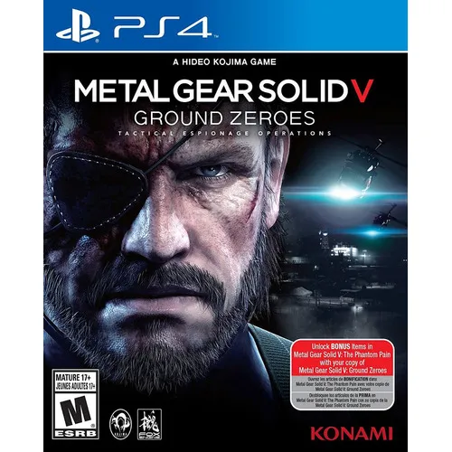 Metal Gear Solid V: Ground Zeroes - Playstation 4 Físico