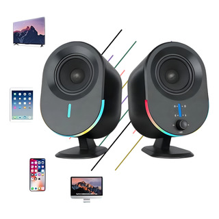 Caixa Gamer Bluetooth 70w Led Rgb E Som De Alta Qualidade Caixa Gamer Bluetooth 70w Led Rgb E Som De Alta Qualidade